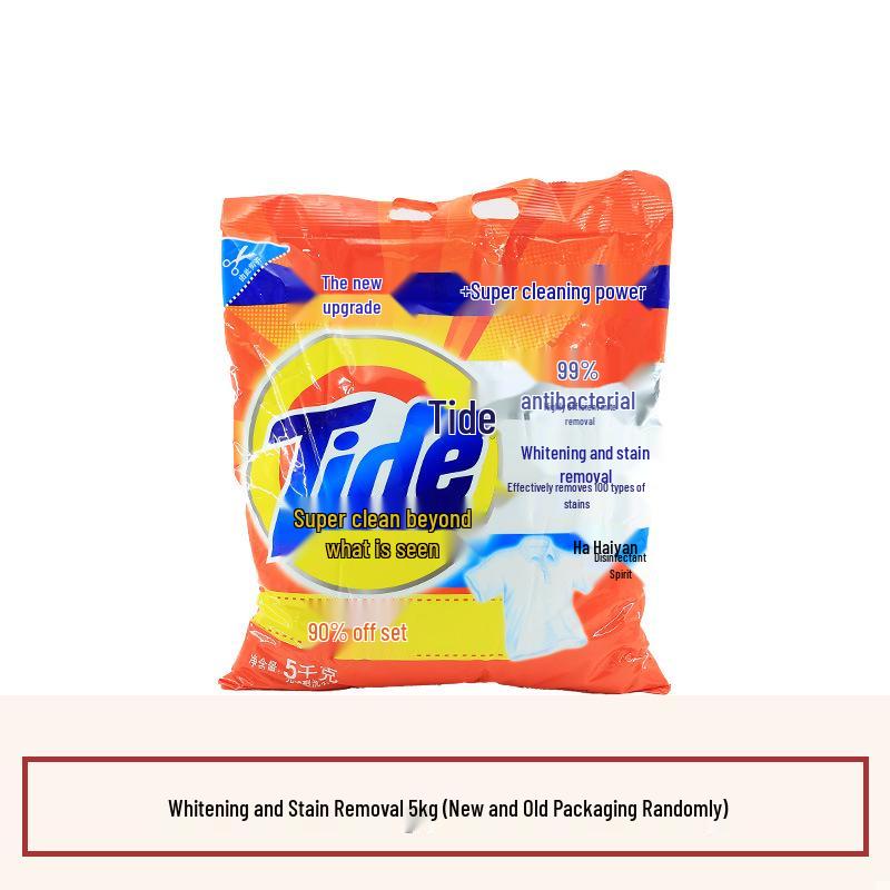 Стиральный порошок Tide для стойких пятен, глубокой очистки, удаления пылевых клещей, с ароматом Лимонной свежести, без фосфатов, в пакете.