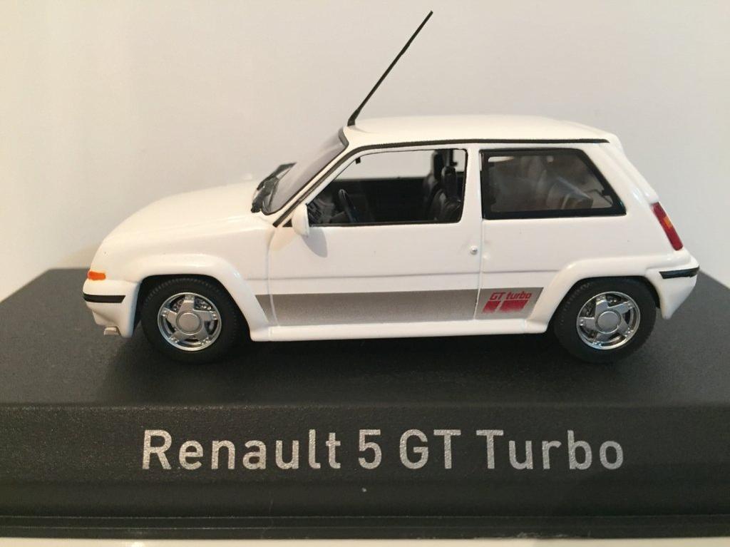 Norev scale Renault 5 GT Turbo 1989 White Finished Product 1/43