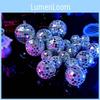 Christmas Disco Mirror Ball Hanging Glass Decor Ornaments For Party Event Decor