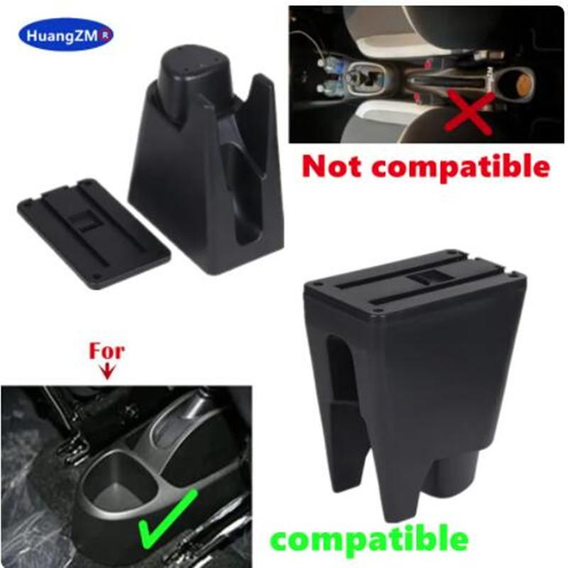 For Toyota Aygo BJ Armrest Box for Citroen C1 Peugeot 107 Armrest Box Store Box Cup Holder Dedicated Retrofit Car Accessories