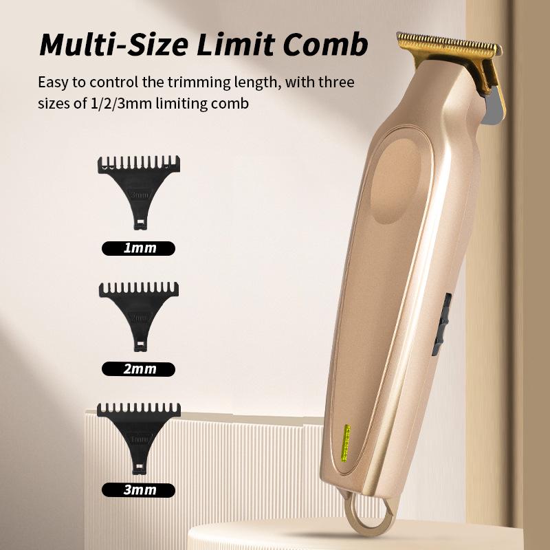 Профессиональная USB-перезаряжаемая электрическая машинка для стрижки волос Carving