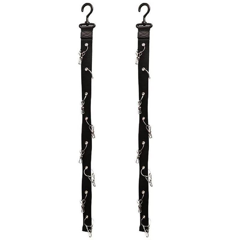 1 шт. Органайзер для хранения бейсболок с зажимами, восемь зажимов, вмещает 16 шляп, стойка для шляп, крючки для хранения шляп