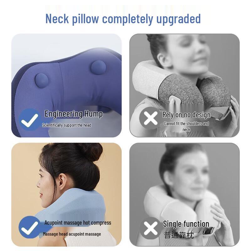 UM-1 U-Shaped Vibration Car Neck Massager Pillow