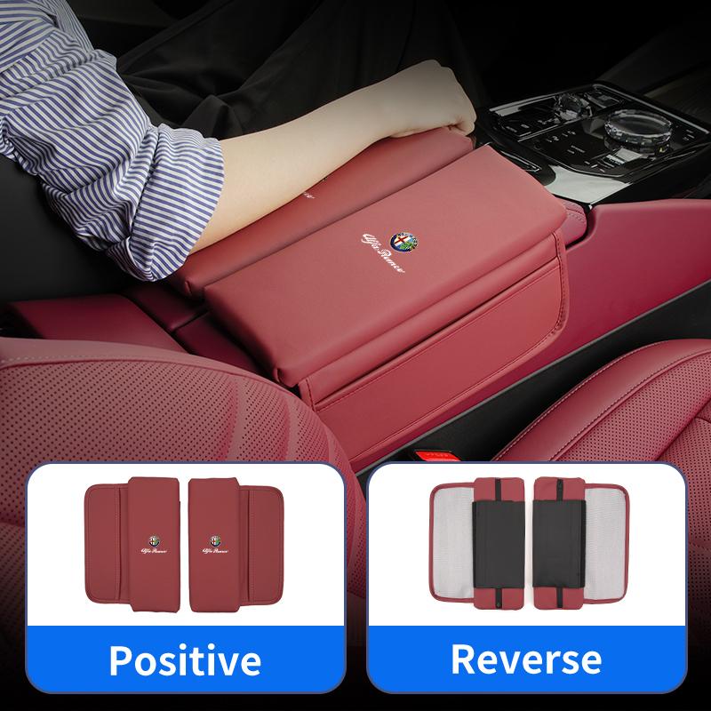 For Alfa Romeo Car Central Armrest Storage Box Coverer Storage Protective Cushion GT Stelvio F1 Brera Volante Tonale Gloriaxya563