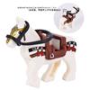 Three Kingdoms General Mounts Series War Horse Wide Edition Wavan Horse Liaoyuan Fire Children'S Assembling Building Block Toy Bag