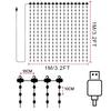 Умные светодиодные гирлянды-занавески, сказочные гирлянды с приложением и пультом, динамичные, с изменяемым цветом, для домашней вечеринки, рождественского декора