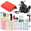 Complete Tattoo Liner Machine Kit Mini Tattoo Power Supply 8 Wraps Tattoo Coil Machine Set