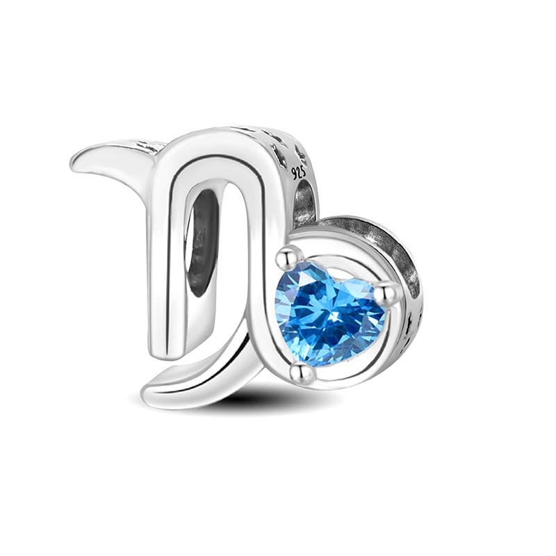 Медь Двенадцать Созвездий Любовное Сердце Циркониевые Бусины Сделай Сам Браслет Браслет Изготовление Подарок Высококачественная Изысканная Ювелирия