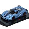 MATTEL DL Ferrari FXX Elite Finished Product 1/43 (Turquoise/Blue Stripes)