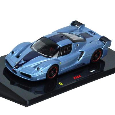 MATTEL DL Ferrari FXX Elite Готовый продукт 1/43 (Бирюзовые/Синие Полосы)