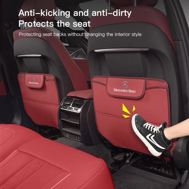2025 Hot Car Seat Anti Kick Pad Prevent Dirt Protector Cushion For Mercedes Benz AMG W206 W204 W205 W212 W213 W221 W222 W223 W25