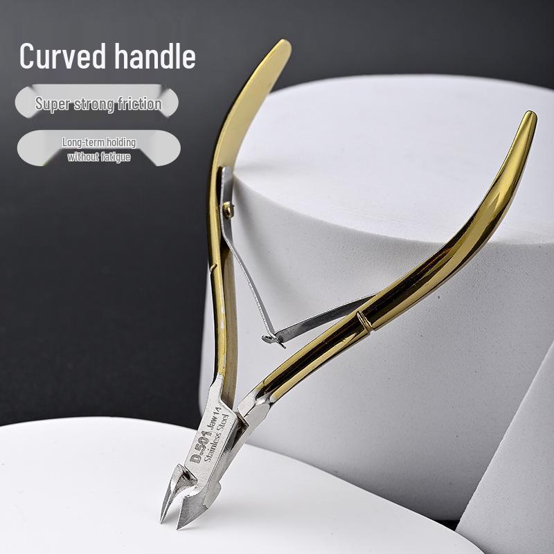 Easy Cut D-501 Stainless Steel Cuticle Scissors & Nippers Set - Sharp Manicure Tools
