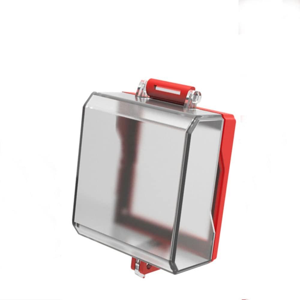 Red Transfer Switch Protective Cover Transparent Power Wall Switch Lock Cover Electrician