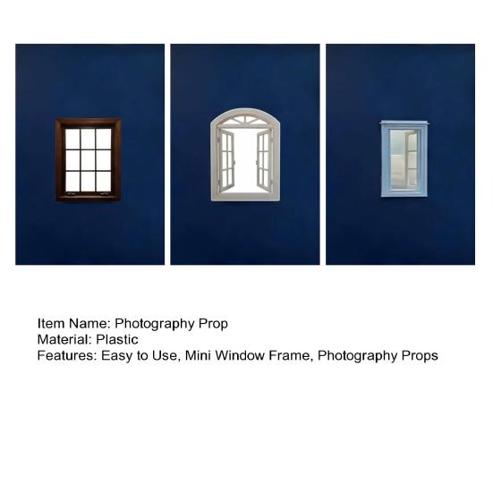 1/3Pcs Window Frame Photography Props Portable Artistic Highlight Landscapes Subjects Outdoor Travel Shot Window View Frame Photos
