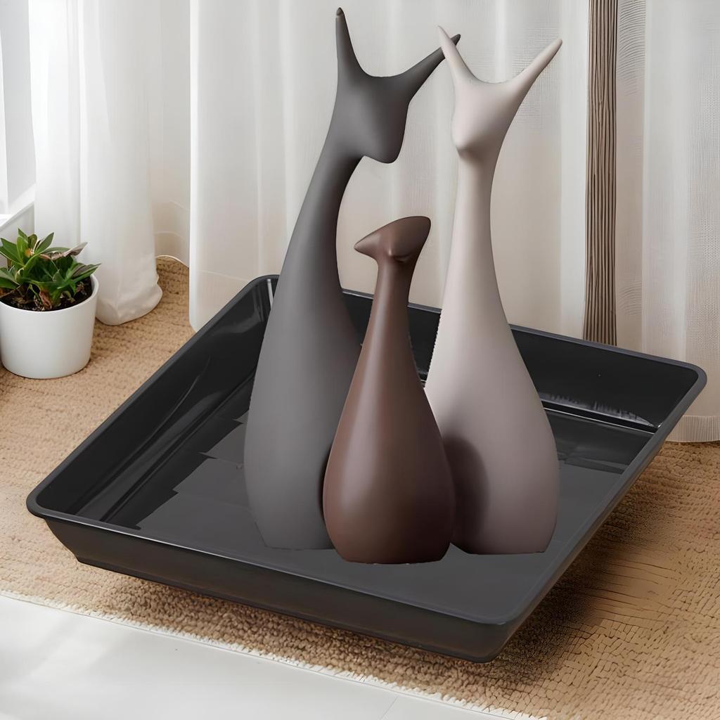 Поддоны для растений 2 штуки квадратные поддоны для капель глубокие поддоны для дренажа растений для дома сада двора патио теплицы