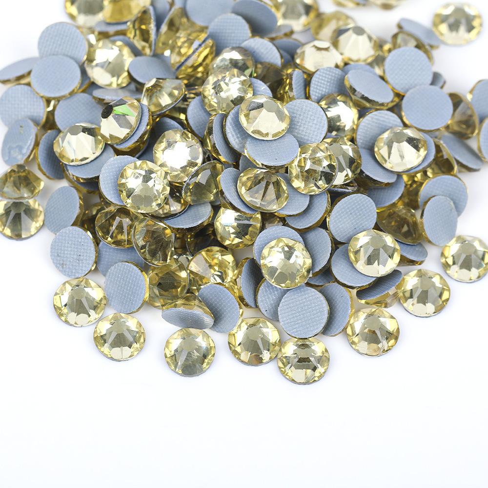 2088 16Cut Austrian Rhinestones Diamond Nail Art 3D DIY Mobile Phone Case ABS Hot-Fix Rubber Bottom Flats Glass Jewelry Shoes
