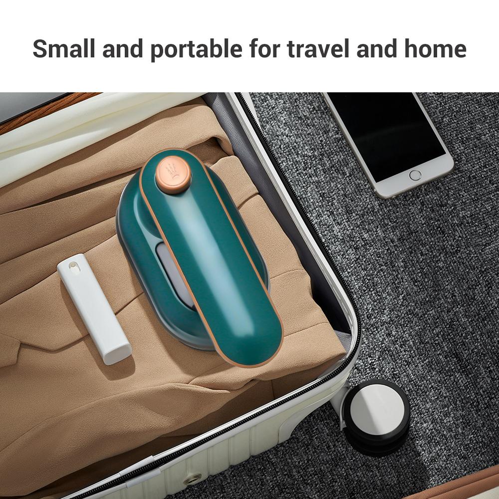 Portable Garment Steamer Rotating Steam Iron Mini Handheld Home Travelling For Clothes Ironing Wet & Dry Ironing Machine