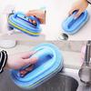 Eraser Cleaning Bathtub Soft Kitchen Tool Blue Sponge Brush Magic Sponge Ceramic Tile Cleaner Handles  Accessories