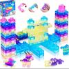 40 Pcs Soft Building Blocks For Toddlers, Squishy Stacking Toy Set, Early Learning Construction Playset