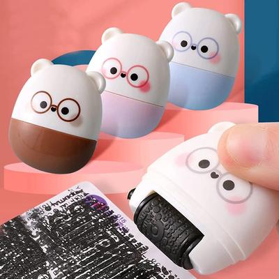 Роликовый штамп для защиты данных. Портативный охват информации. Грязный код. Конфиденциальность. Конфиденциальная защита от кражи данных.