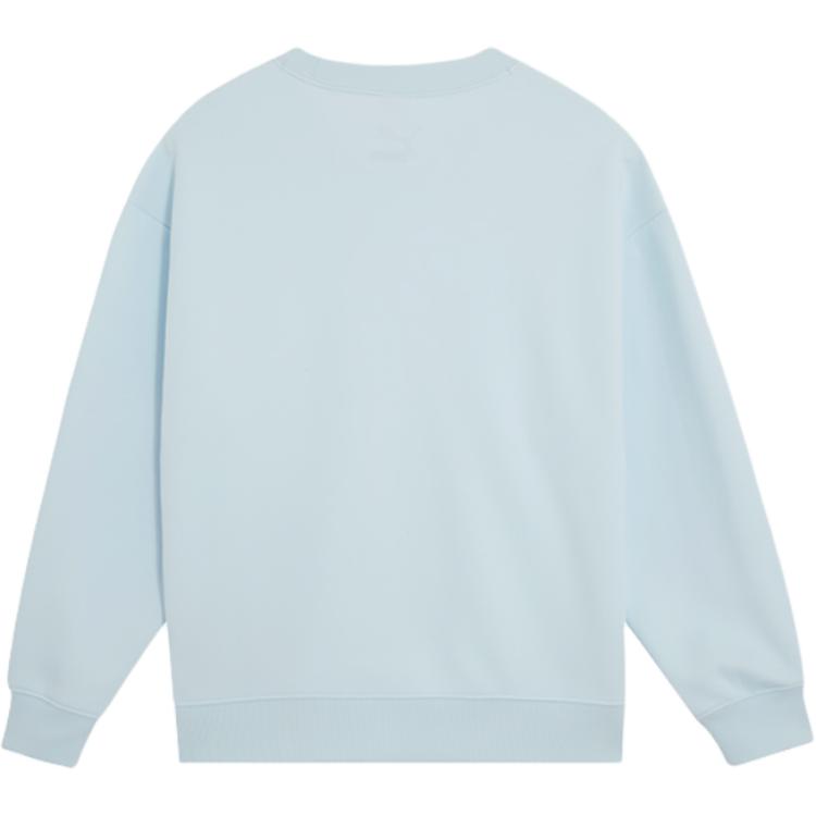 Puma Повседневный универсальный круглый вырез свитер свитшот женский свитшот синий 627882-23