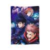 Команда Магическая битва Фланелевые одеяла Аниме Япония Манга Годжо Мегуми Юдзи Новинка Плед для дома 200x150см Коврик Кусок,
