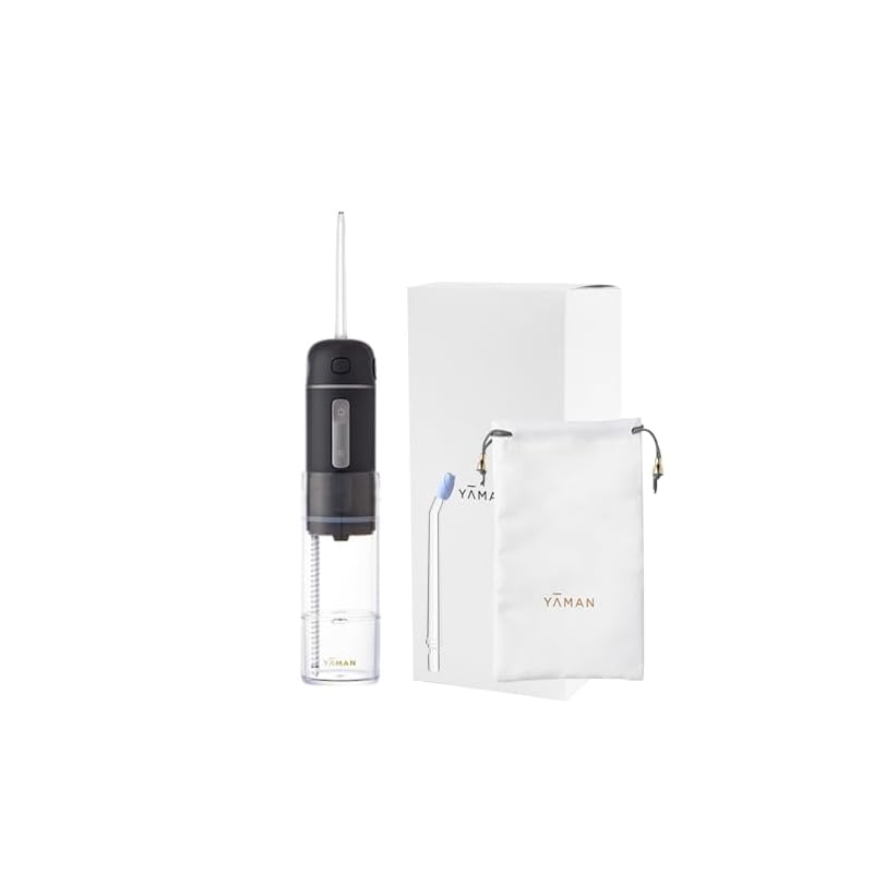 Ya-Man Струйный ирригатор для полости рта Jet Floss Compact L YOI-110B-1AM Черный с наклейкой []