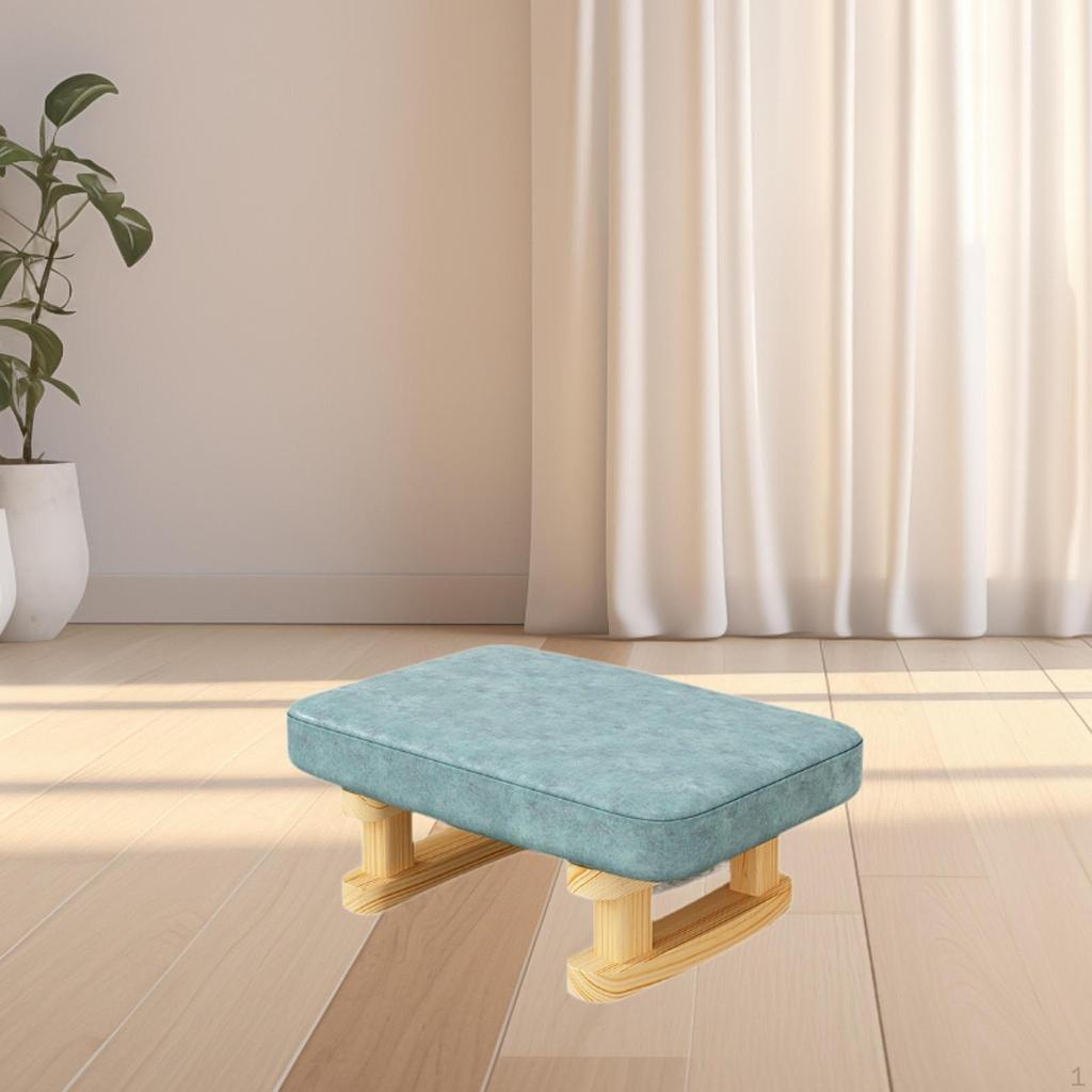 Эргономичная деревянная подставка для ног для комфорта в домашнем офисе