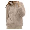 Womens Fleece Zip Up Jacket Light Fall Jackets Winter Plus Size Jackets