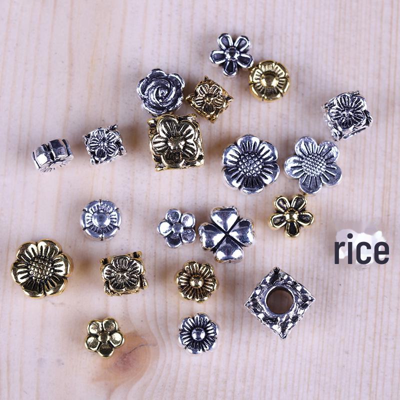 Бусины из тибетского серебра в форме цветка: Аксессуары для подвесок и браслетов своими руками