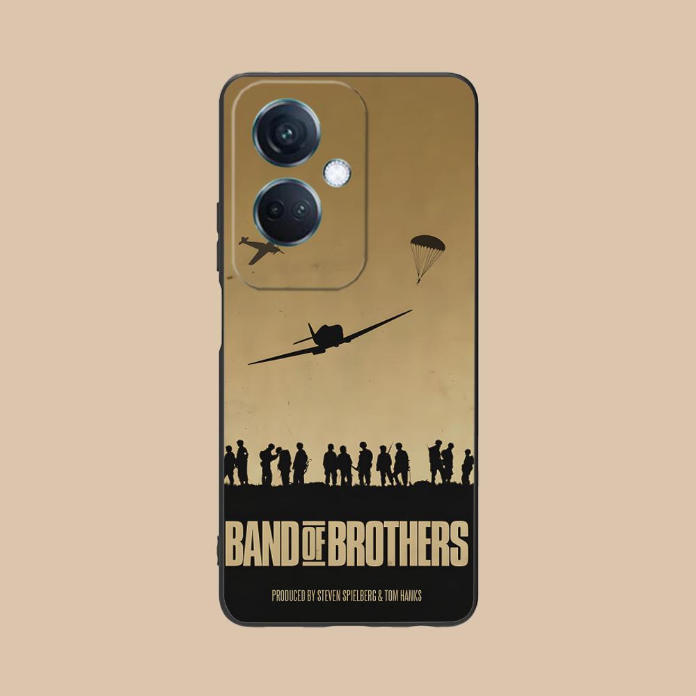 Чехол для телефона Band of Brothers для OPPO Reno 14 13 12 11 10 9 8 7 6 5 F T Pro 5G Мягкий ТПУ Ударопрочный Чехол