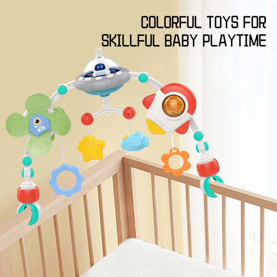 Baby Stroller Arch Toys Bouncer Toy Pram Activity Arch Toys Fine Motor Skills Toys Sensory Development Arch Baby Car Seat Toys