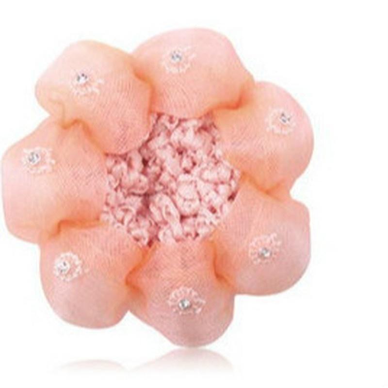 Мода Эластичный Красочный Атласный Зажим для Волос Набор для Косы Вязаный Крючком Шпилька для Волос Танцевальная Сетка Цветочные Аксессуары для Волос