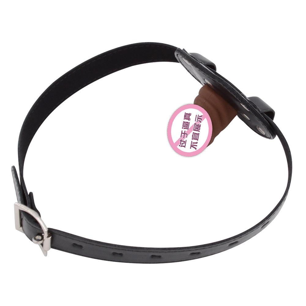 SM Силиконовые дилдо Шариковый кляп Глубокая глотка Пенис Рот Шарик Сексуальная секс-игрушка Взрослые секс-товары Женский раб Связывание Обучение