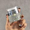 15ml Cream Lotion Jar Luxury Rhinestone Face Cream Dispenser Portable Cosmetic Cream Bottle  Travel