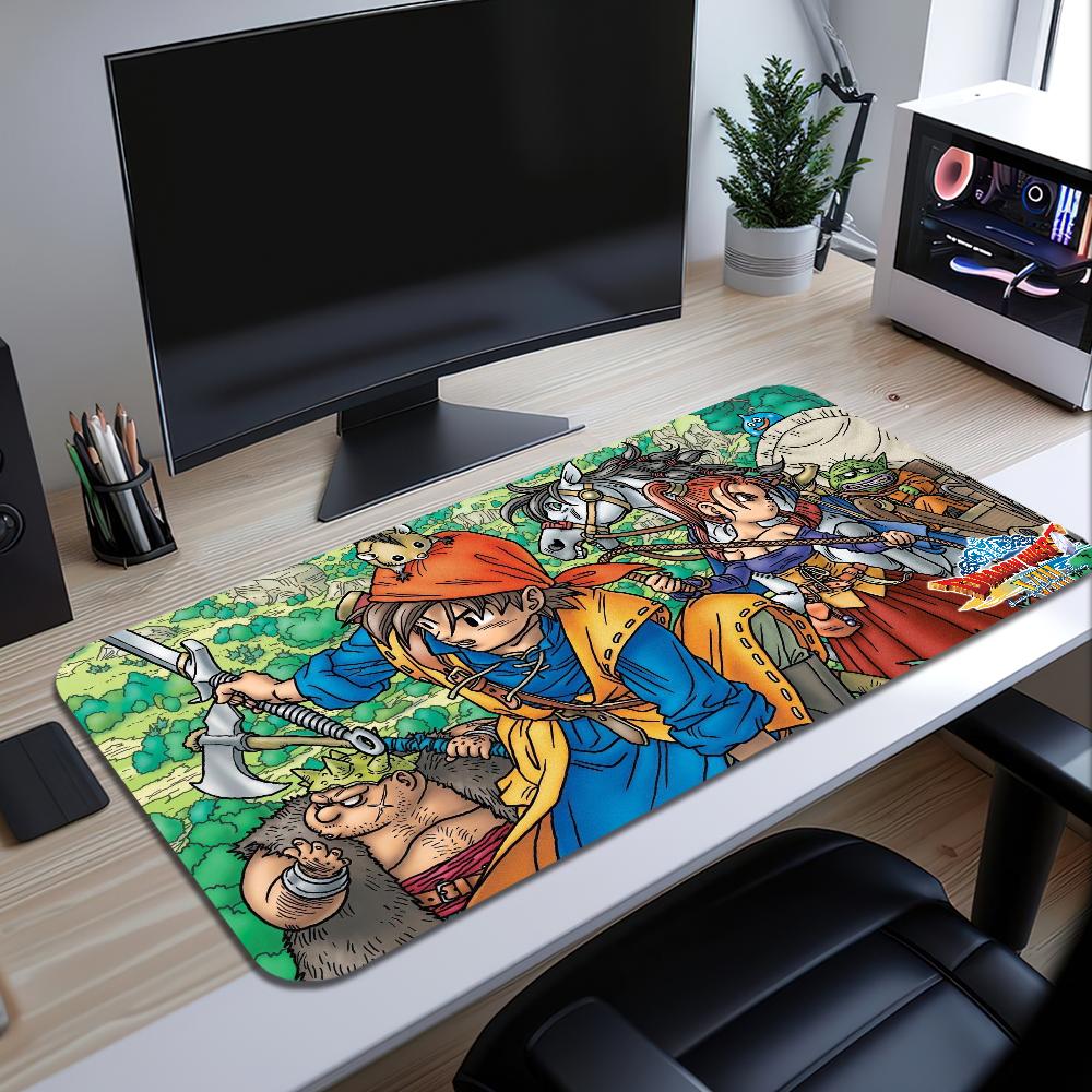 Game Dragon QQuest Journey Cursed King S Mouse Pad Large Desk Mat Keyboard Ergonomic Office Rubber Game PC Nonslip Antifray
