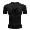 Black Spider Running T-Shirts Compression Shirt Men Fitness Gym Sport Rashgard Tops Tee Quick Dry Short Sleeve T-Shirt For Men