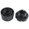 Plastic Strimmer Head Trimmer Heads String Set for Gasoline Grass Brush Cutter Black