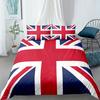 Simple British British Expired Three-Piece Digital Printing Quilt Cover Bedding Home Textiles
