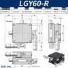 Ручная прецизионная микрометрическая XY-платформа LGXY40/60 для оптических экспериментов