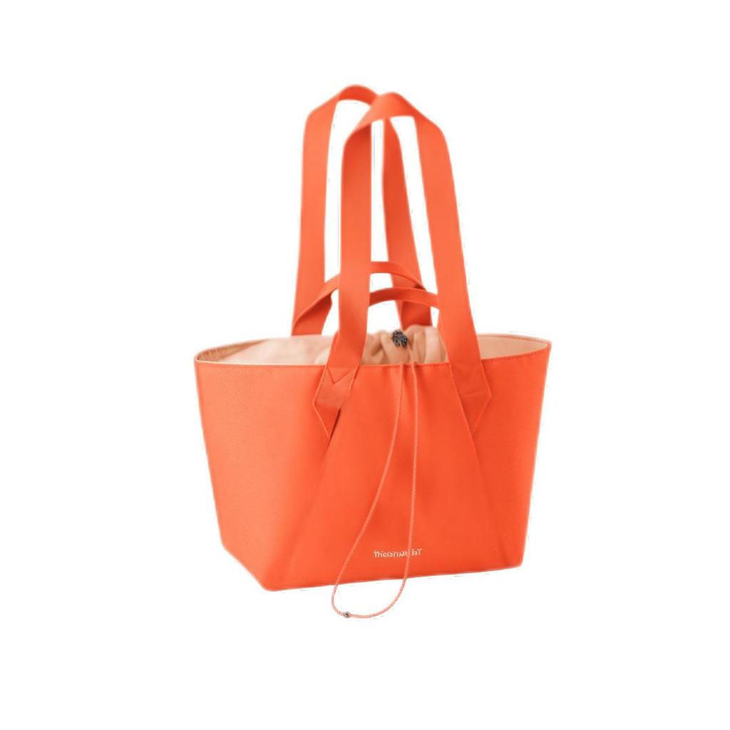 Beneunder Tote Bag, Women's Handbag, Shoulder Bag, Large Capacity, Commuter and Travel, Luggage Bag, Orange, 35L