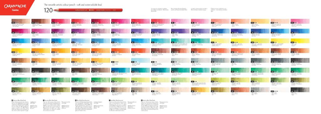 Caran Splat Color Soft 40 Color Set d'Ache 3888-340