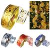 4 Rolls 2m Organza Ribbon Bling Star Printed Ribbons for Wedding Gift Package Christmas Decoration