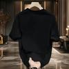 Модный бренд Мужская футболка с коротким рукавом из чистого хлопка Модная универсальная футболка с круглым вырезом для мужчин и женщин Мужская