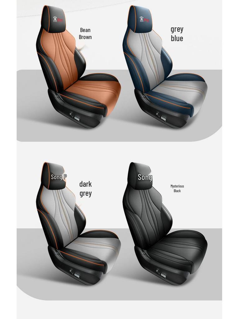 All-Season Leather Car Seat Cover for BYD Song Pro: Full Surround Design