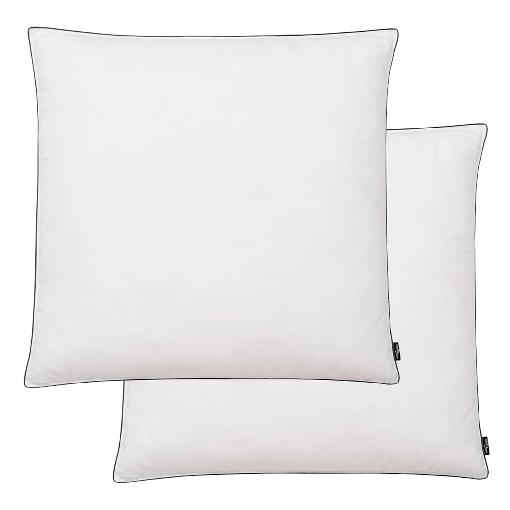 Pillows 2 pcs Down Feather Filling Lightweight 80 x 80 cm White