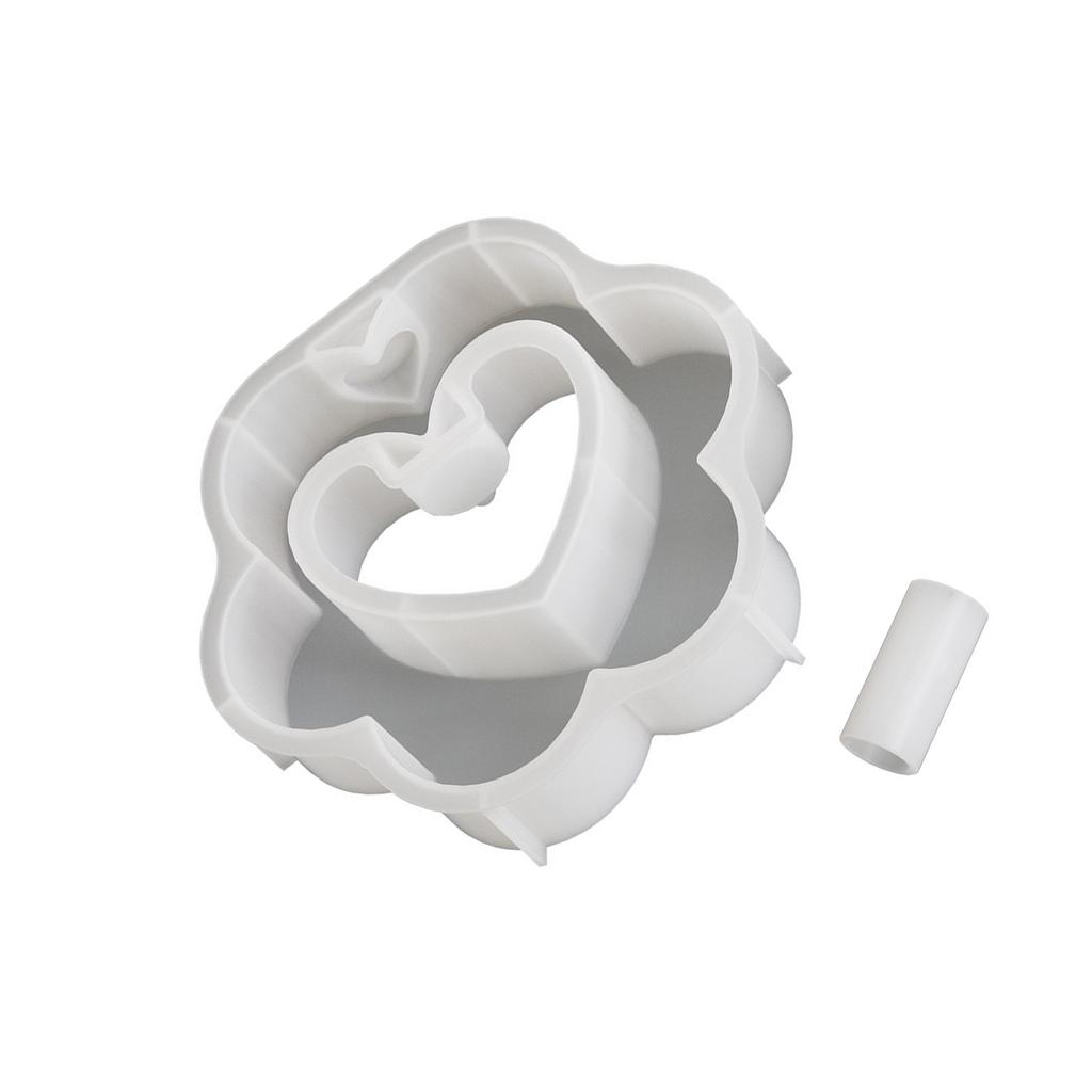 Flowerpot Vase Molds Designing Adorable Hydroponic Plant Displays with Heart Silicone Flowerpot Molds Silicone Texture