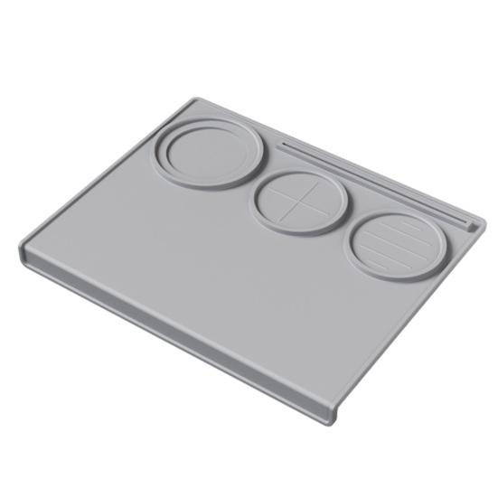 Коврик для темперирования эспрессо Нескользящий силиконовый коврик для темпера кофе Термостойкая подставка для темперирования бариста для столешницы эспрессо-машины