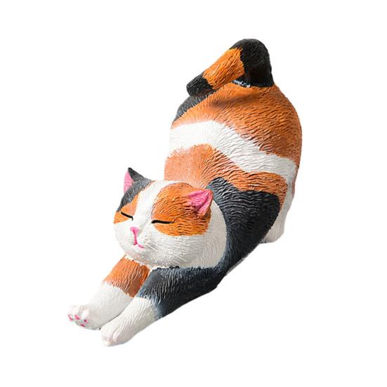 Мини-фигурки кошек Милые статуэтки кошек из смолы Маленькие скульптуры котят для помещений