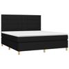 VidaXL Bed Slat Base with Mattress and LED, Upholstered Bed, Double Bed, Adult Bed for Interior Bedroom, 3135447